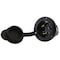 Ac Works Flanged Locking Inlet, 30 A, 125V AC, Screw Terminals, Black ASINL530P-FC - alternate 1
